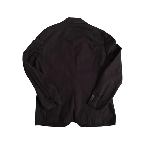 Frank & Oak Ink Navy Cotton Blazer Jacket - Picture 5 of 6